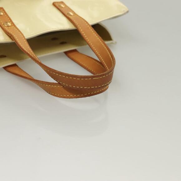 LOUIS VUITTON Monogram Vernis Reade PM Hand Bag Perle M91336 - Picture 7 of 12